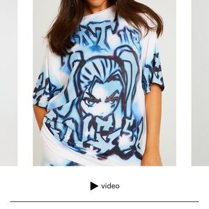 Graffiti shirt from jaded London worn once.